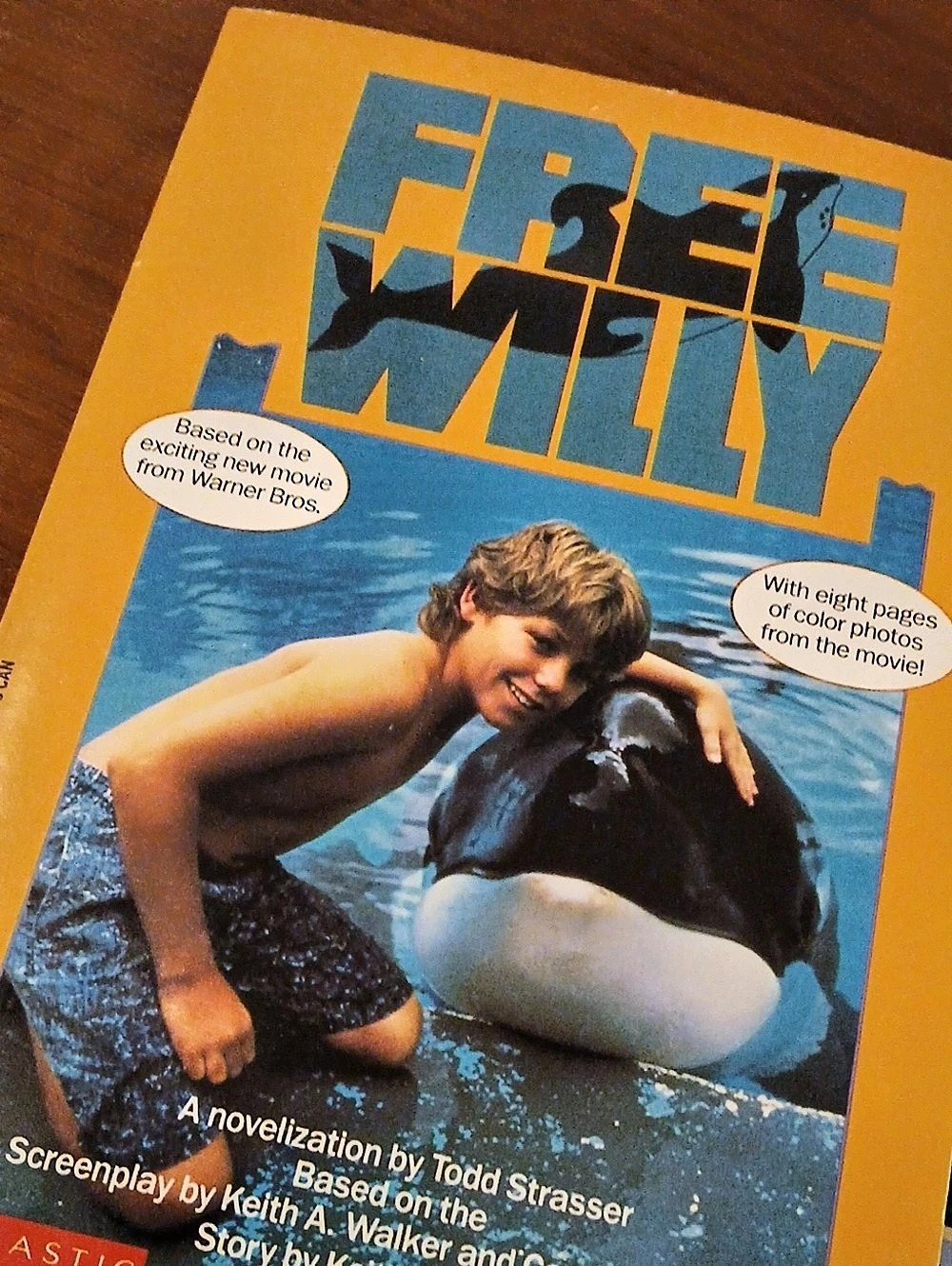 Vintage Free Willy Movie Novelization Book Bundle Set #1,2,3 Movie Based